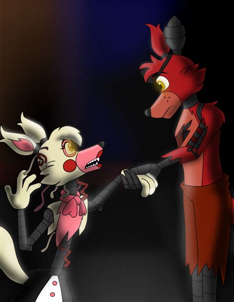 foxy and mangle fanart